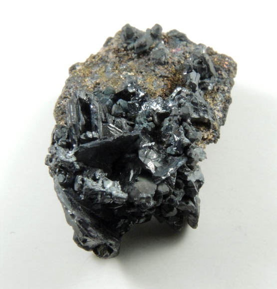 Polybasite with Acanthite over Chalcopyrite from Guanajuato Silver Mining District, Guanajuato, Mexico