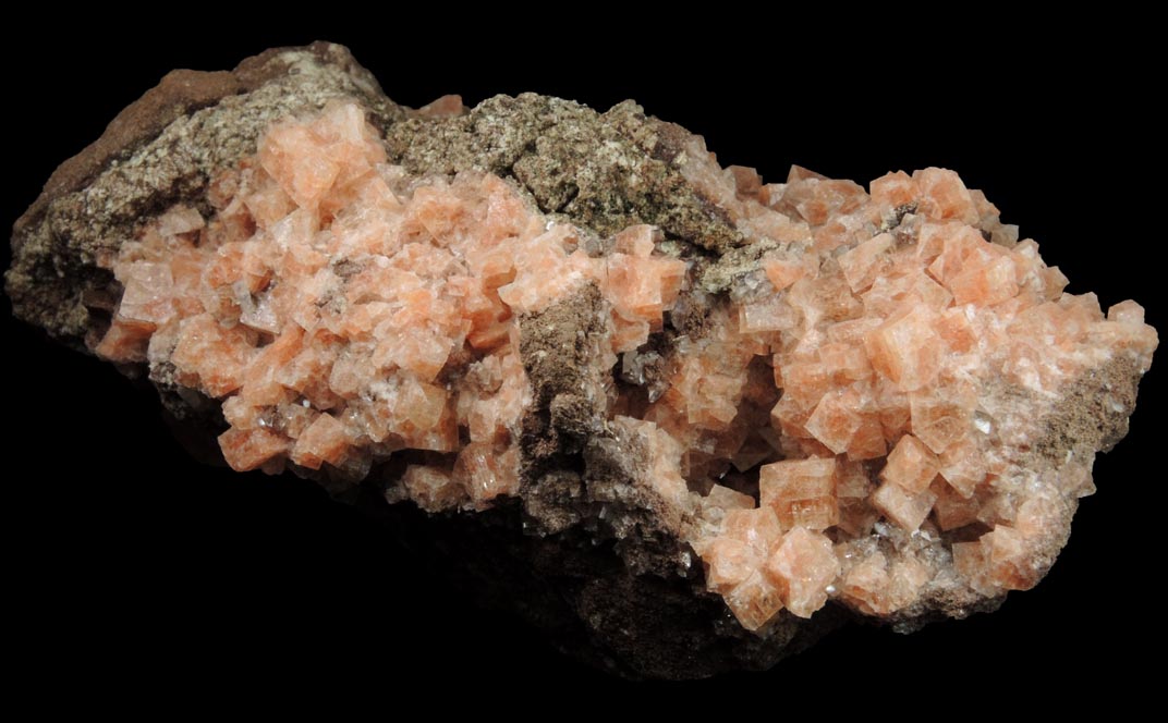 Chabazite (twinned crystals) with Calcite from Partridge Island, Parrsboro, Nova Scotia, Canada