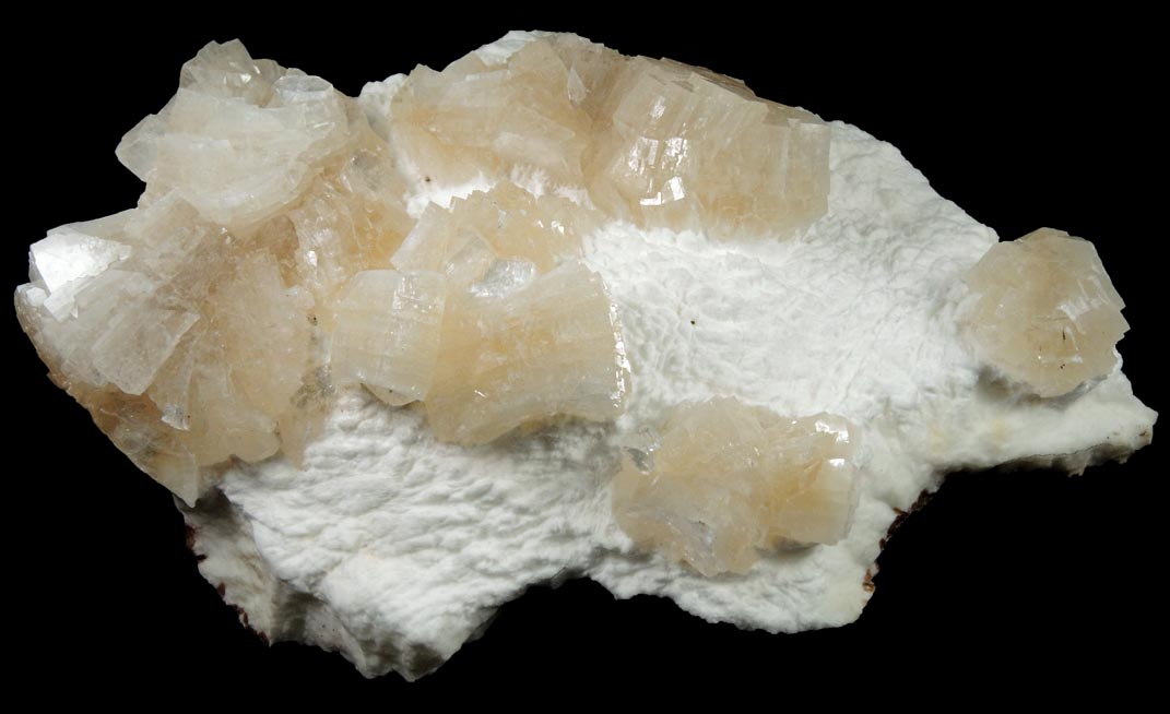 Heulandite on Mordenite from Aurangabad, Maharashtra, India