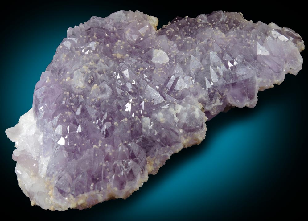 Quartz var. Amethyst Quartz with Dolomite from San Juan de las Rayas Mine, Guanajuato, Mexico