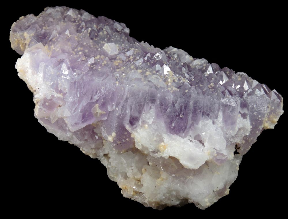 Quartz var. Amethyst Quartz with Dolomite from San Juan de las Rayas Mine, Guanajuato, Mexico