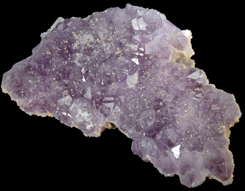 Quartz var. Amethyst Quartz with Dolomite from San Juan de las Rayas Mine, Guanajuato, Mexico