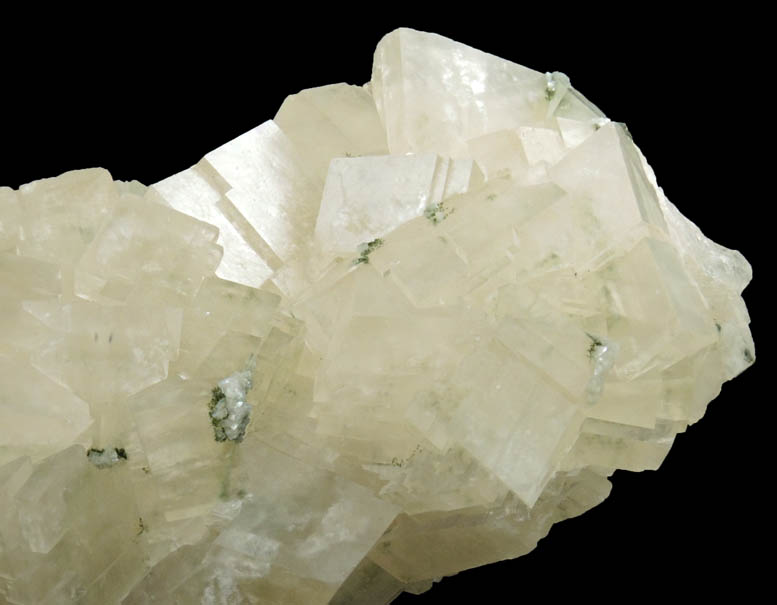 Calcite with Smithsonite and Duftite from Tsumeb Mine, Otavi-Bergland District, Oshikoto, Namibia (Type Locality for Duftite)