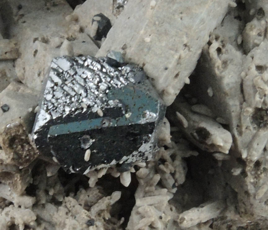 Brookite on Quartz from Magnet Cove, Hot Spring County, Arkansas