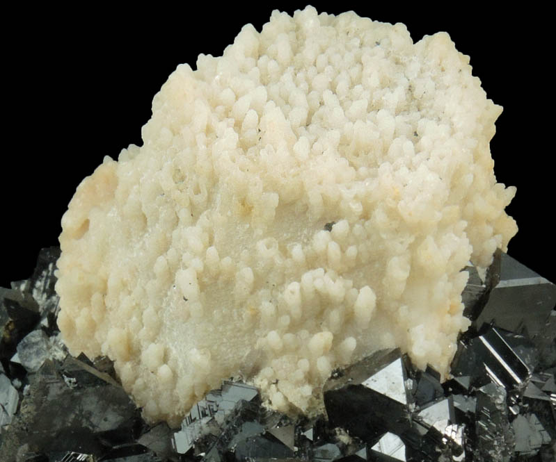 Calcite, Sphalerite, Quartz from Krushev Dol Mine, Madan District, Rhodope Mountains, Bulgaria