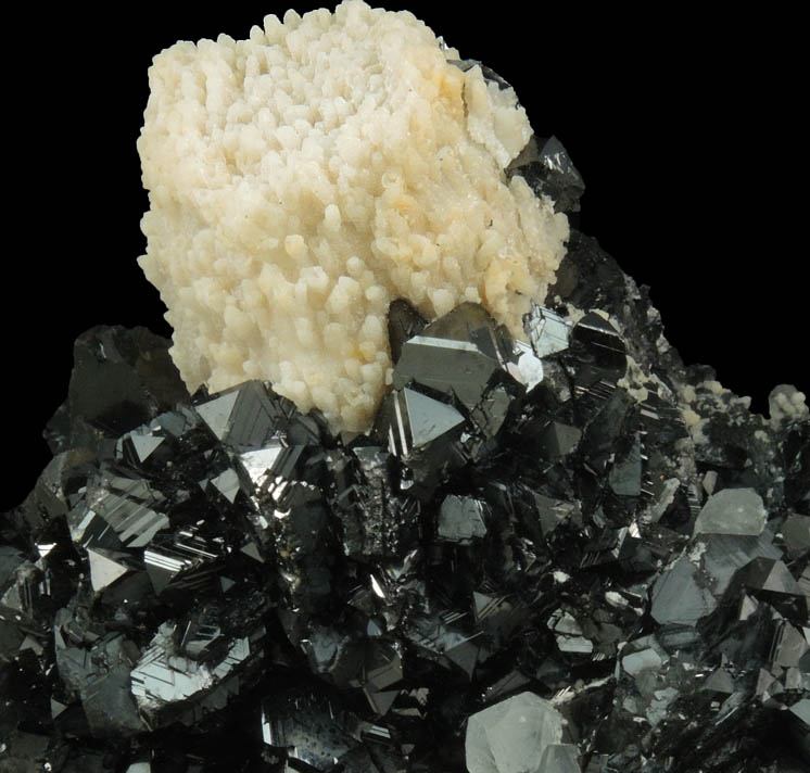 Calcite, Sphalerite, Quartz from Krushev Dol Mine, Madan District, Rhodope Mountains, Bulgaria