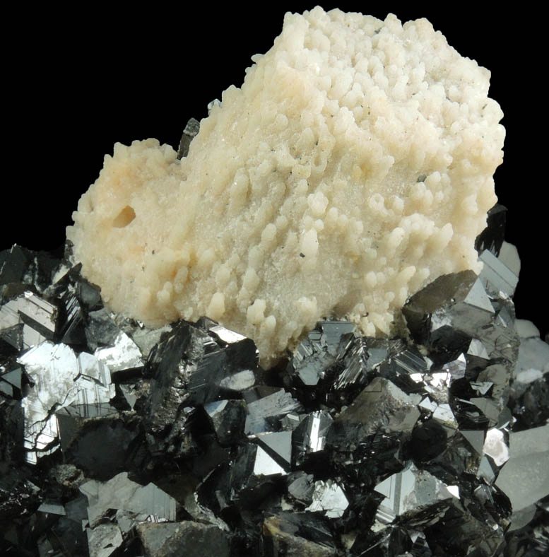 Calcite, Sphalerite, Quartz from Krushev Dol Mine, Madan District, Rhodope Mountains, Bulgaria