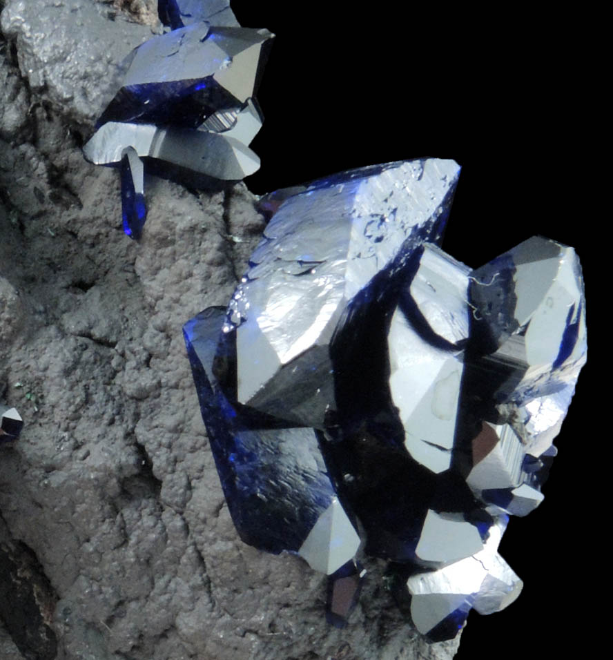 Azurite with minor Malachite from Milpillas Mine, Cuitaca, Sonora, Mexico