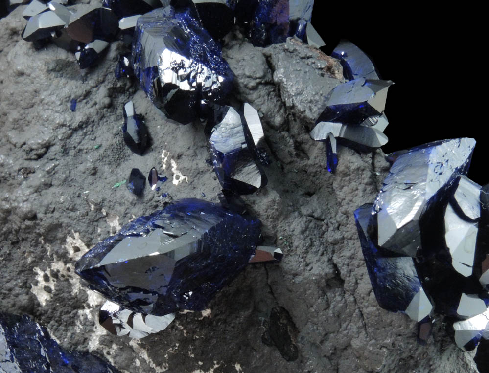 Azurite with minor Malachite from Milpillas Mine, Cuitaca, Sonora, Mexico