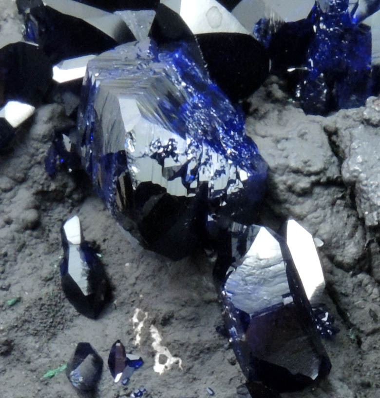 Azurite with minor Malachite from Milpillas Mine, Cuitaca, Sonora, Mexico