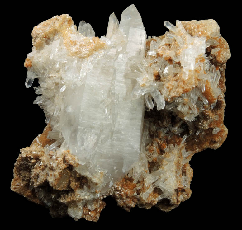 Quartz on Cookeite from (Harvard Quarry?), West Paris, Oxford County, Maine