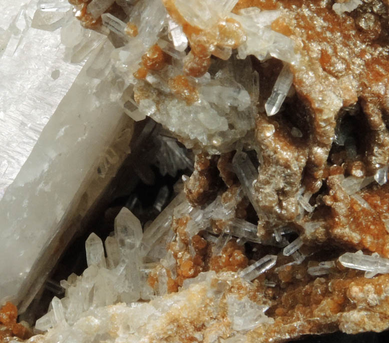 Quartz on Cookeite from (Harvard Quarry?), West Paris, Oxford County, Maine