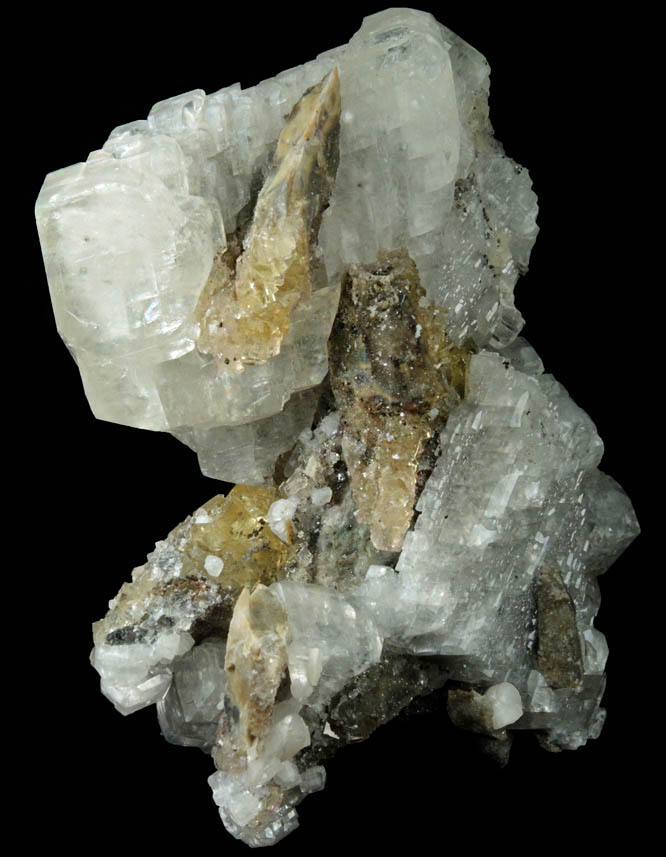 Calcite with Fluorite and Pyrite from Villabona District, Asturias, Spain