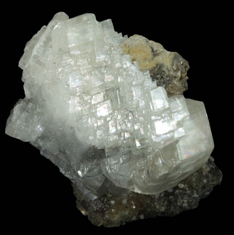 Calcite with Fluorite and Pyrite from Villabona District, Asturias, Spain