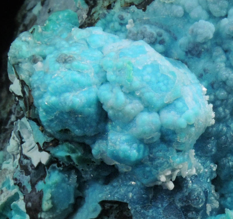 Chrysocolla pseudomorphs after Cumengite and Boleite from Boleo District, near Santa Rosala, Baja California Sur, Mexico (Type Locality for Cumengite and Boleite)