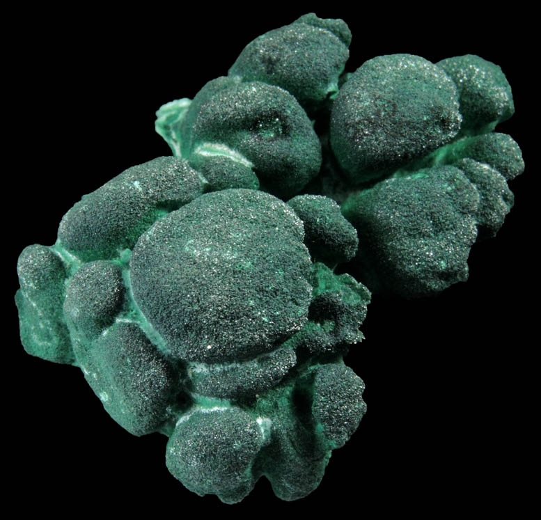 Malachite from Brown's Prospect, Rum Jungle, 61 km south of Darwin, Northern Territory, Australia