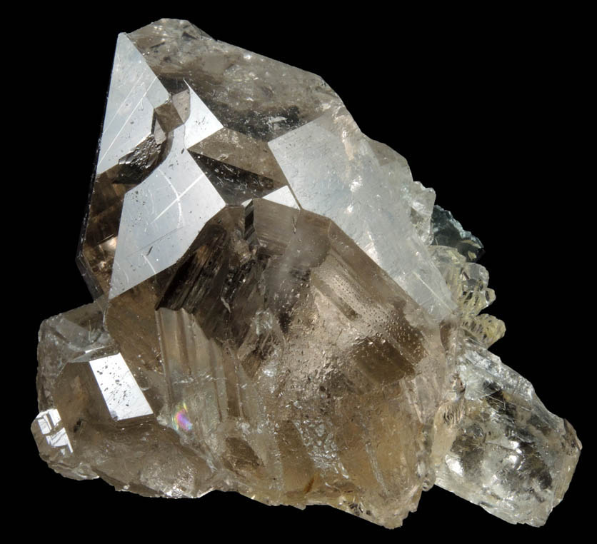 Quartz with Rutile inclusions plus minor Hematite from Novo Horizonte, Bahia, Brazil