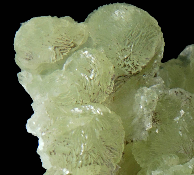 Prehnite from Prospect Park Quarry, Prospect Park, Passaic County, New Jersey