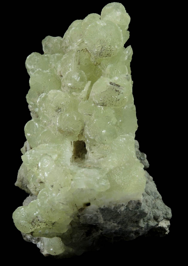 Prehnite from Prospect Park Quarry, Prospect Park, Passaic County, New Jersey