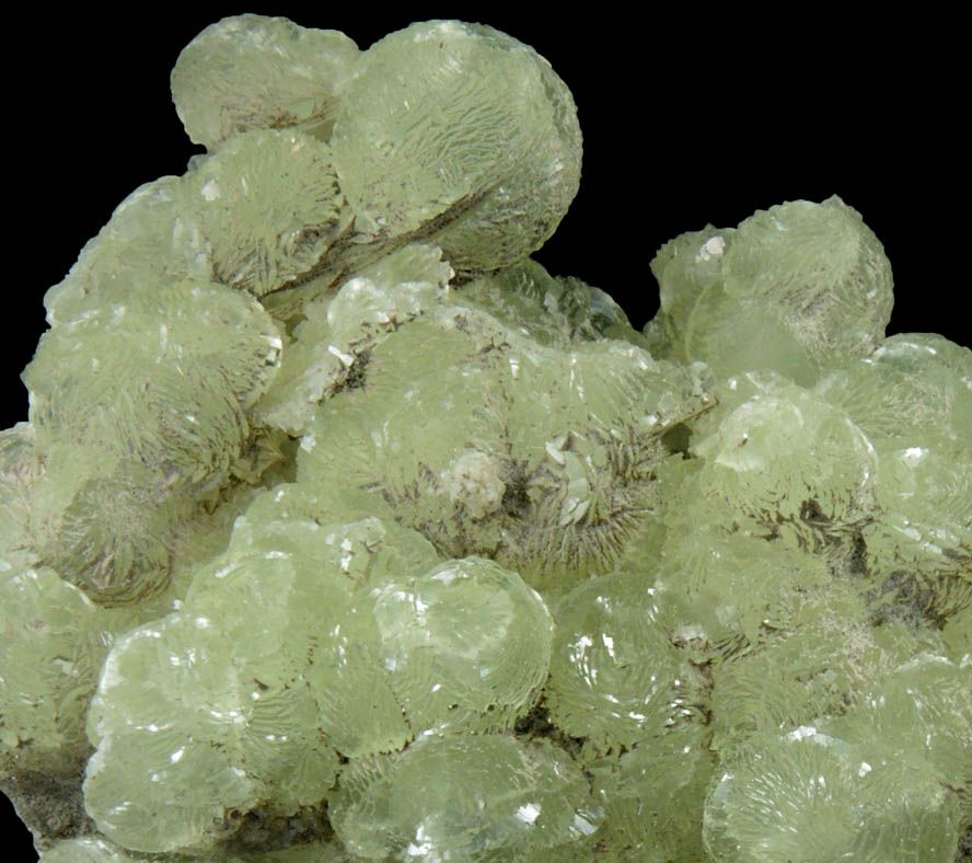 Prehnite from Prospect Park Quarry, Prospect Park, Passaic County, New Jersey