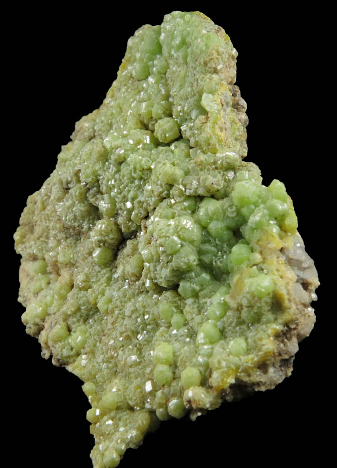 Mimetite-Pyromorphite from Roughton Gill Mine, Caldbeck Fells, Cumbria, England