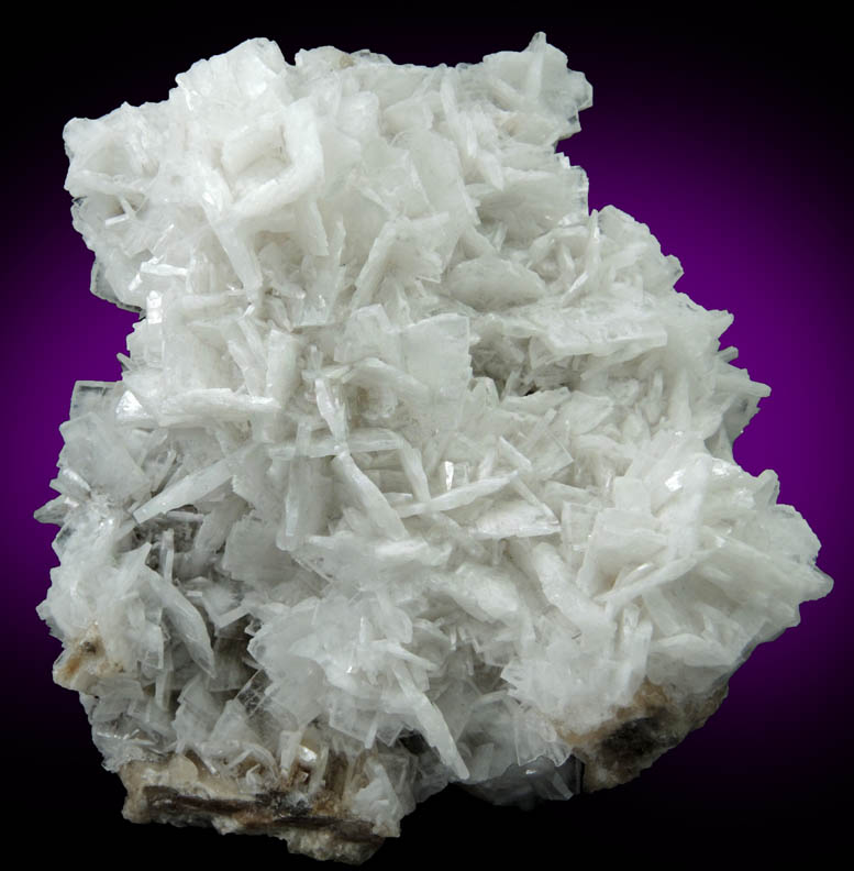 Barite on Calcite from Minerva #1 Mine, Cave-in-Rock District, Hardin County, Illinois