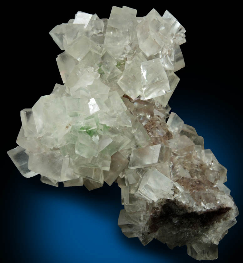 Calcite with minor Duftite inclusions from Tsumeb Mine, Otavi-Bergland District, Oshikoto, Namibia (Type Locality for Duftite)