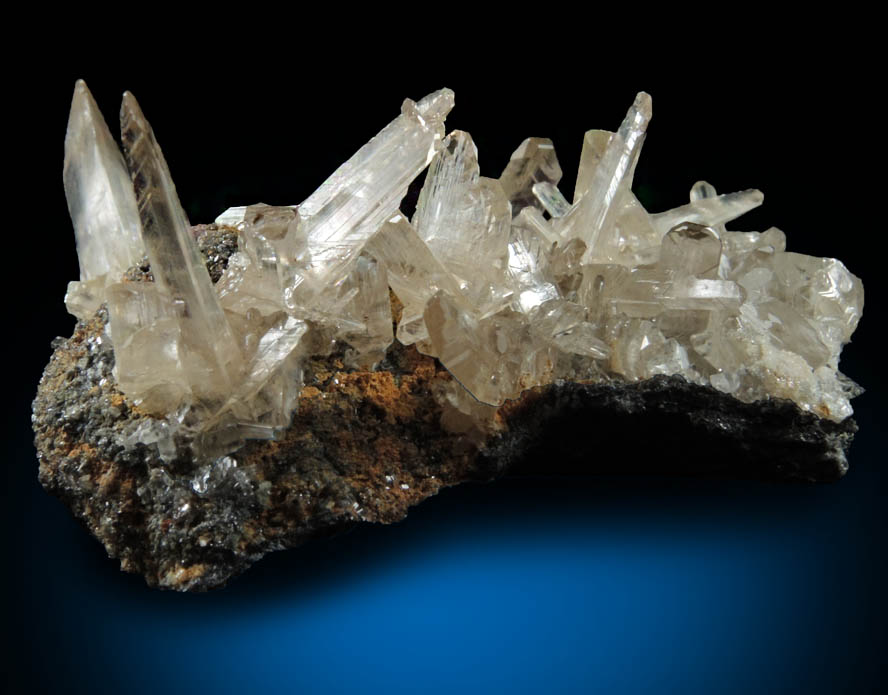 Cerussite (V-twinned crystals) from Touissit Mine, 21 km SSE of Oujda, Jerada Province, Oriental, Morocco