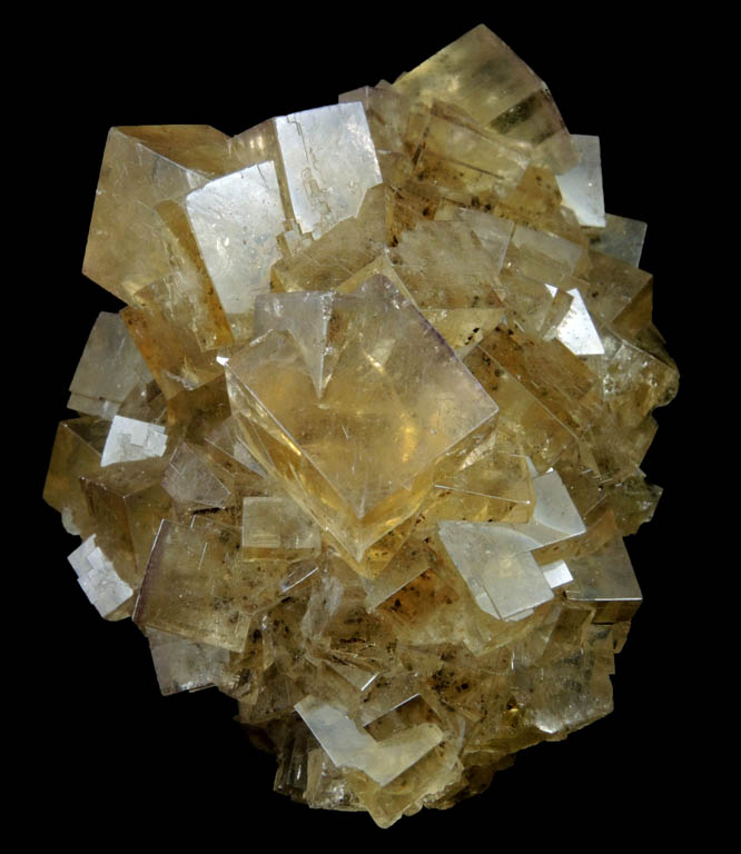 Fluorite with Chalcopyrite inclusions from Hilton Mine, Scordale, Middle Level, 4 km NE of Hilton, Cumbria, England