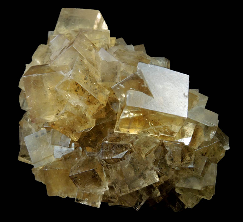 Fluorite with Chalcopyrite inclusions from Hilton Mine, Scordale, Middle Level, 4 km NE of Hilton, Cumbria, England