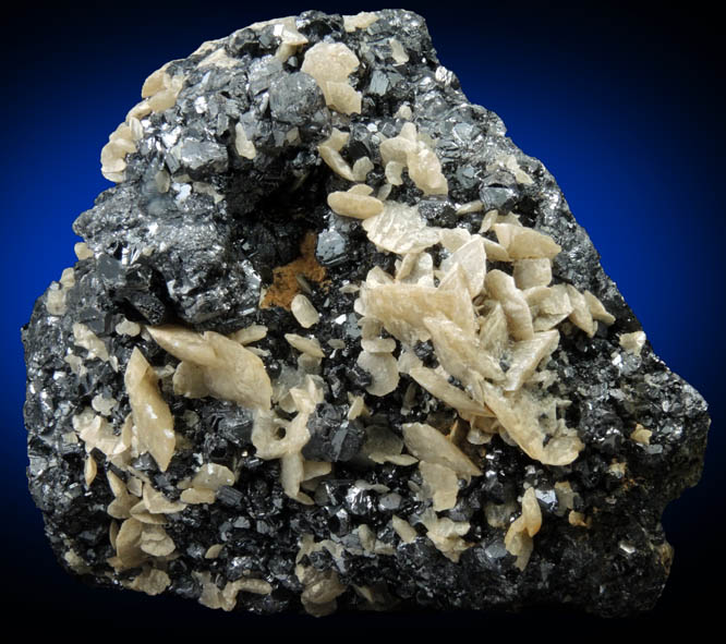 Sphalerite var. Marmatite with Siderite from Eagle Mine, Gilman, Eagle County, Colorado