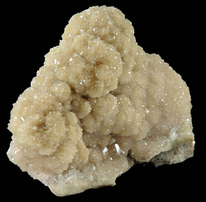 Calcite over Mimetite from Santa Eulalia District, Aquiles Serdn, Chihuahua, Mexico