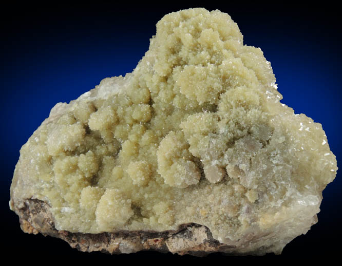 Calcite over Mimetite from Santa Eulalia District, Aquiles Serdn, Chihuahua, Mexico