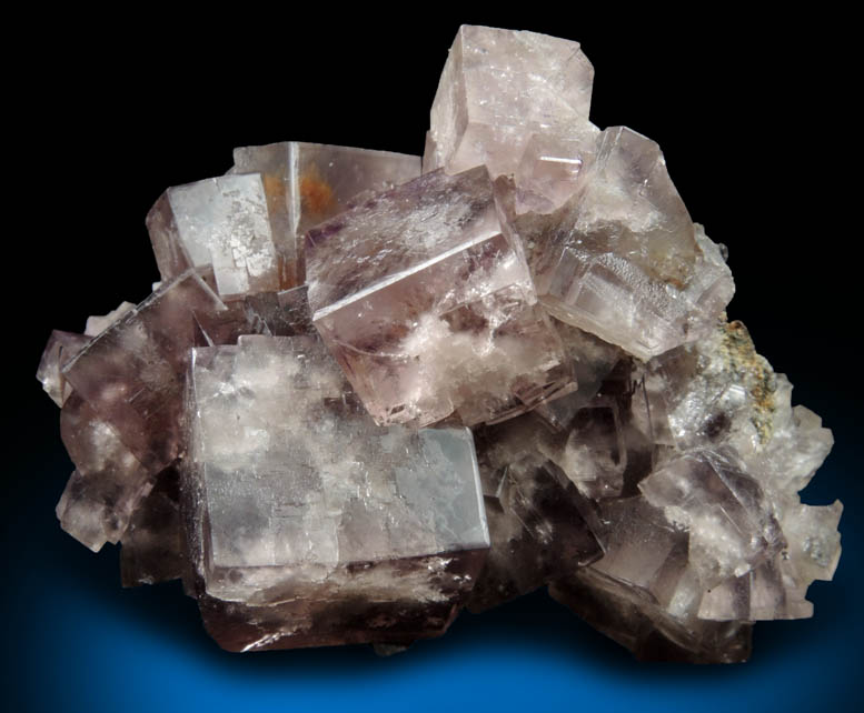 Fluorite over Sphalerite from Coalcleugh Flatts, Northumberland, England