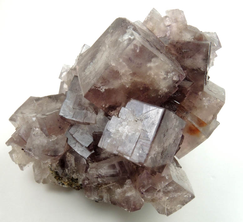 Fluorite over Sphalerite from Coalcleugh Flatts, Northumberland, England