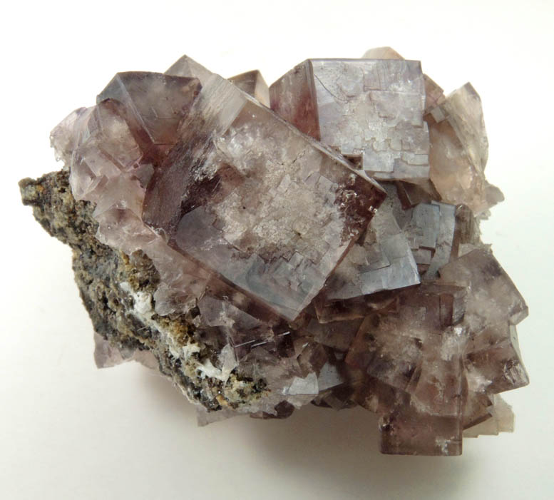 Fluorite over Sphalerite from Coalcleugh Flatts, Northumberland, England