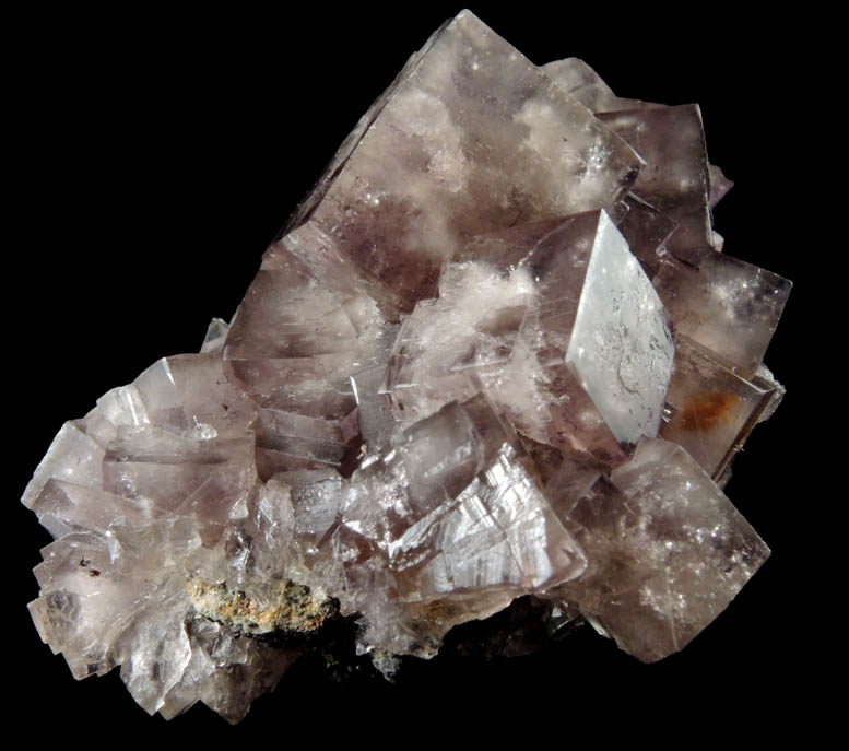 Fluorite over Sphalerite from Coalcleugh Flatts, Northumberland, England