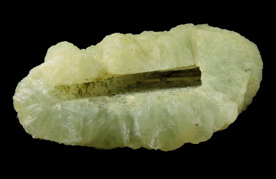 Prehnite pseudomorphs after Anhydrite from Lane's Quarry, Westfield, Hampden County, Massachusetts