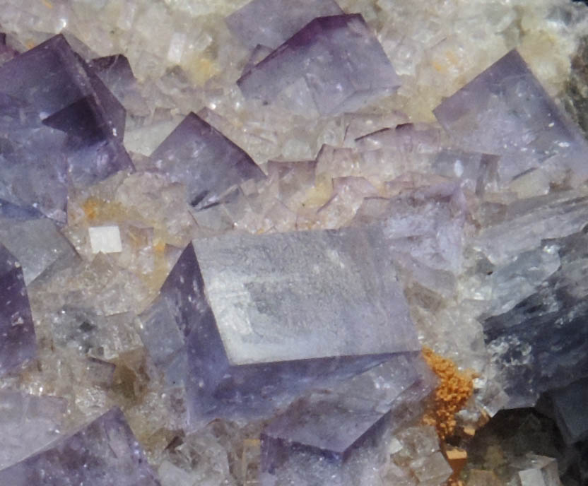 Fluorite, Galena, Anglesite, Quartz from Hansonburg District, 8.5 km south of Bingham, Socorro County, New Mexico