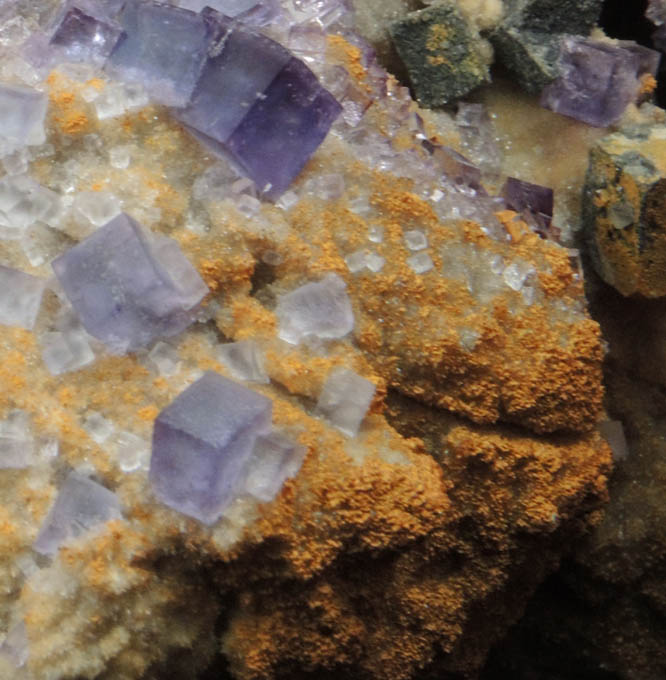 Fluorite, Galena, Anglesite, Quartz from Hansonburg District, 8.5 km south of Bingham, Socorro County, New Mexico