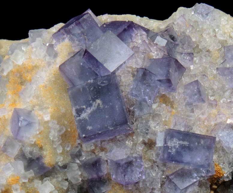 Fluorite, Galena, Anglesite, Quartz from Hansonburg District, 8.5 km south of Bingham, Socorro County, New Mexico
