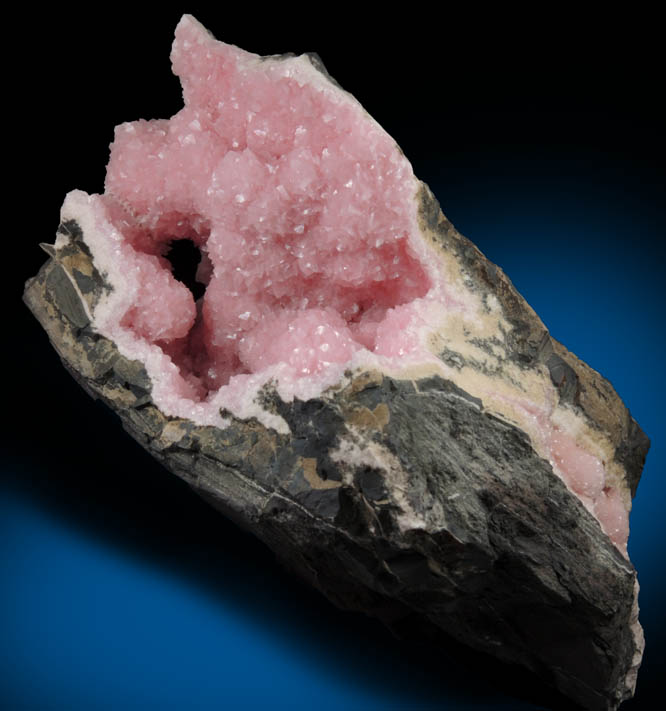 Rhodochrosite from N'Chwaning II Mine, Kalahari Manganese Field, Northern Cape Province, South Africa