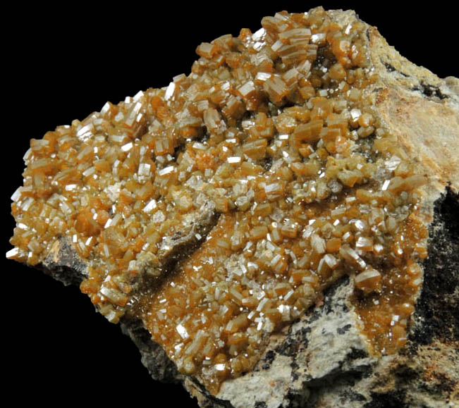 Vanadinite from Puzzler Mine, Castle Dome District, 58 km northeast of Yuma, Yuma County, Arizona