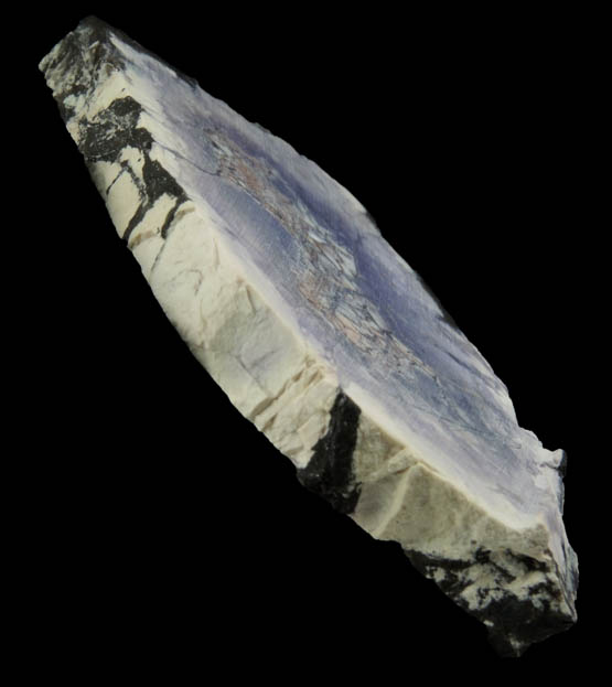 Opalized Fluorite var. Tiffany Stone (2 of 3 from same nodule) from Brush Wellman Mine, Spor Mountain, Thomas Range, Juab County, Utah