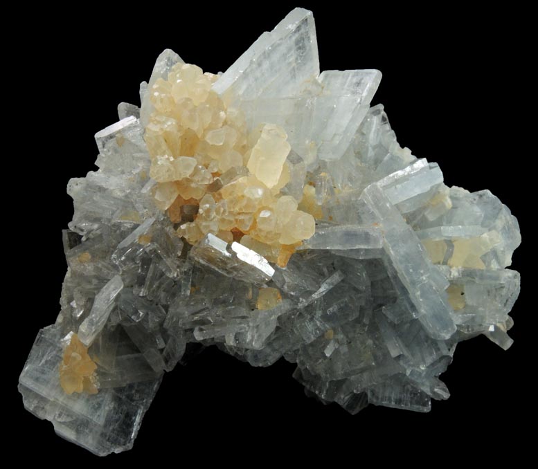 Barite and Calcite from Guerrero Mine, Taxco, Guerrero, Mexico