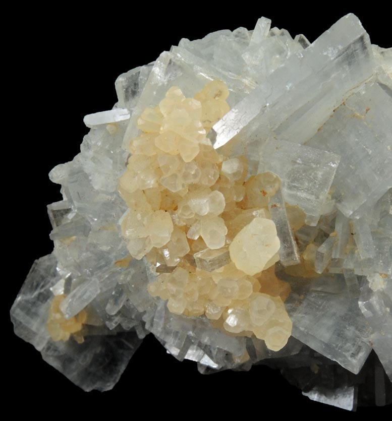 Barite and Calcite from Guerrero Mine, Taxco, Guerrero, Mexico