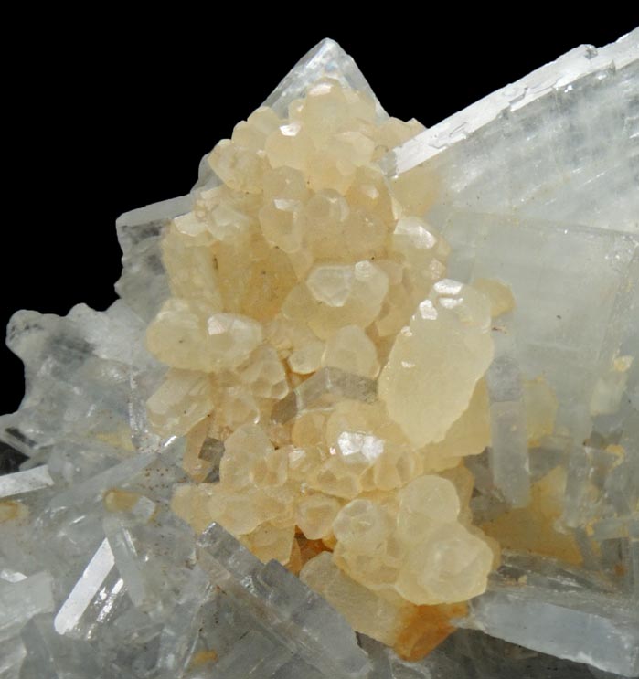 Barite and Calcite from Guerrero Mine, Taxco, Guerrero, Mexico