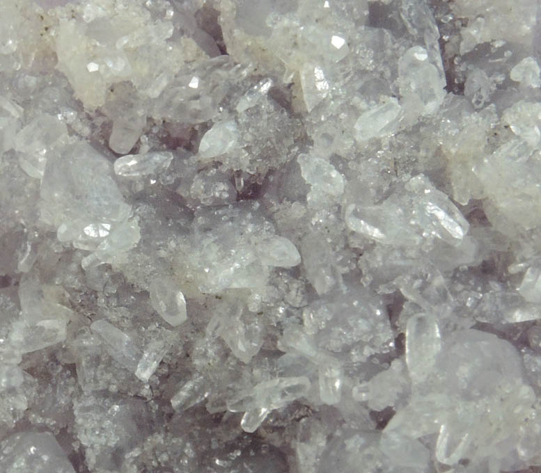 Quartz var. Amethyst Quartz with Calcite from Veta Madre Mining District, Guanajuato, Mexico
