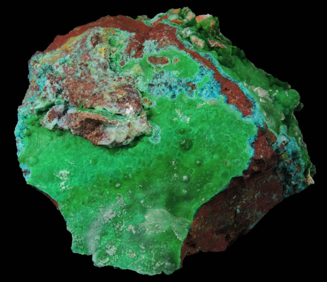 Conichalcite, Calcite, Chrysocolla from Gold Hill Mine, Toole County, Utah