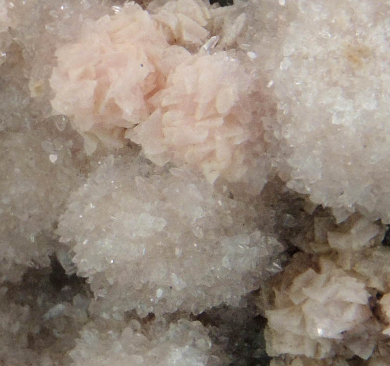 Rhodochrosite and Quartz from Raura District, Cajatambo Province, Peru